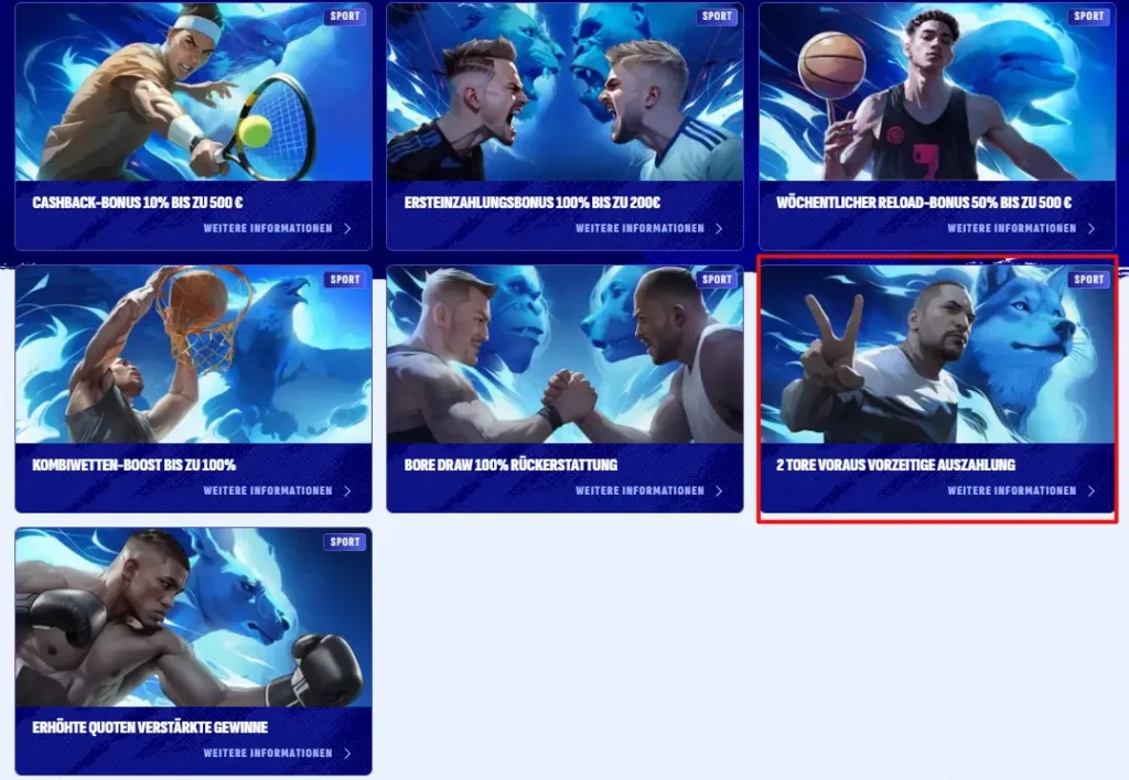Bonus für Live Wetten im Bonusprogramm des Wettanbieters Bankonbet