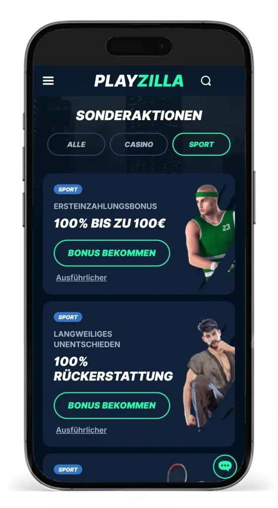 Einblick in die Bonusangebote vom Wettanbieter Weihnachtskalender bei PlayZilla