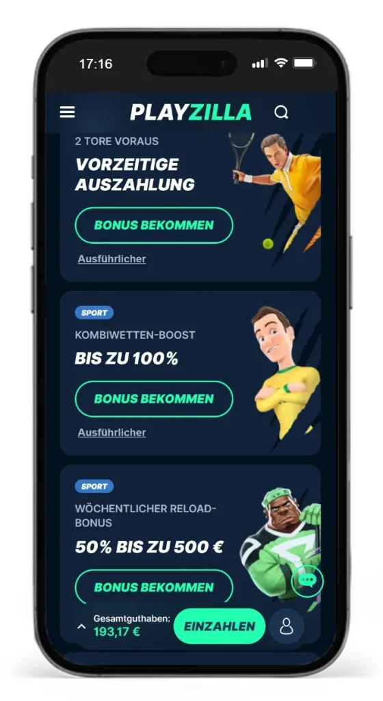 Bonusprogramm fuer Sportwetten ohne deutsche Lizenz beim Online Wettanbieter Bankonbet