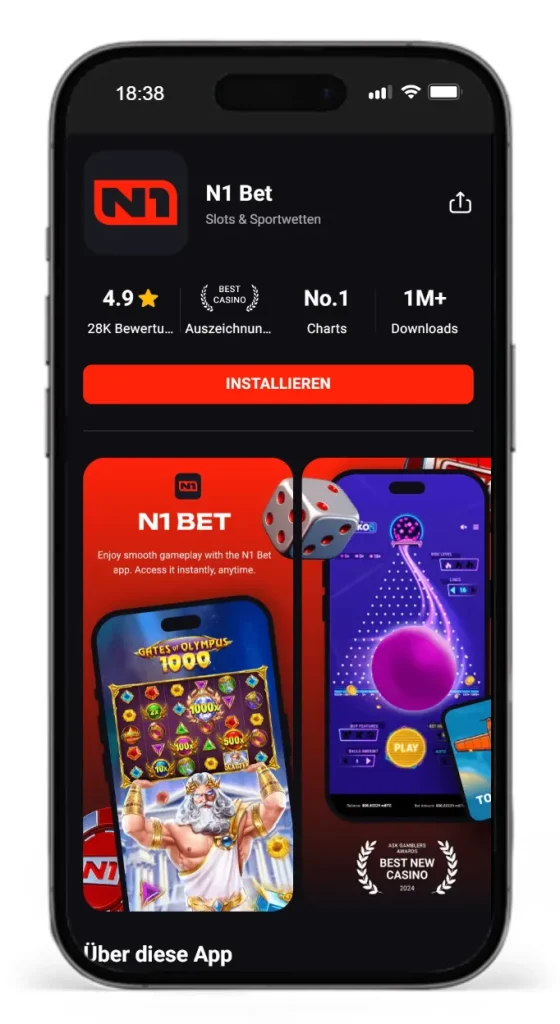 N1 Bet Download App installieren