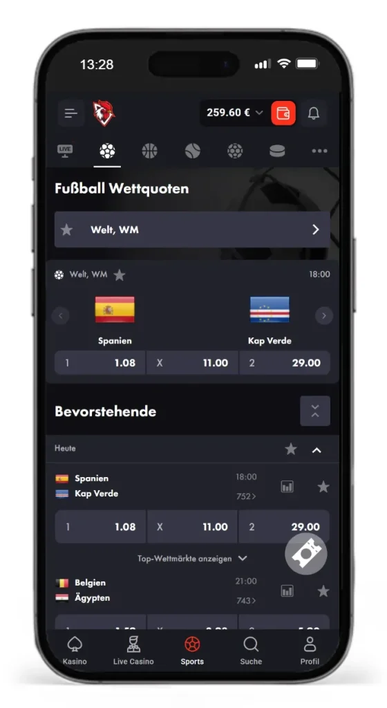 WM Sieger Wetten bei RoosterBet